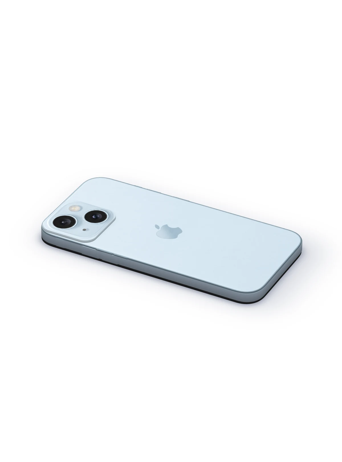 iPhone 15 in Einzelteilen: Rückglas mit Kamera, Akku, Innenleben mit Ladebuchse, Display